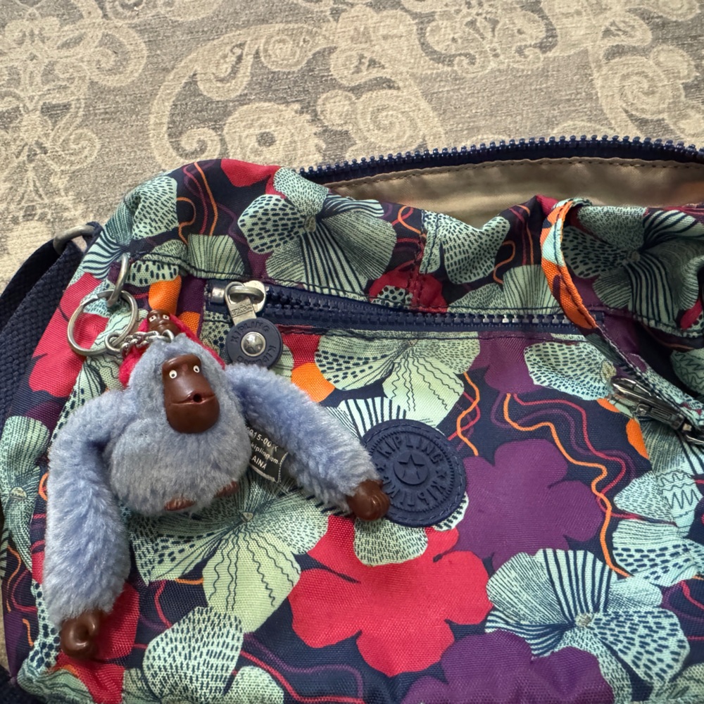 Floral Patterned Kipling Crossbody Bag - Picture 4 of 4